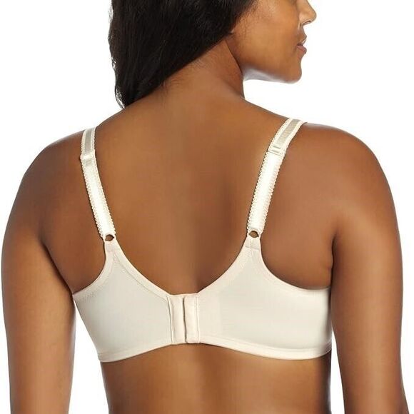 Olga Luxury Lift Underwire Lace Bra 35063 40C NWT Butterscotch Ivory Cream Beige - Picture 2 of 9